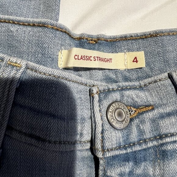 NWOT Levis Women's Classic Straight Jeans w27 L28 Size 4 - Picture 7 of 11
